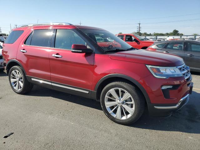 1FM5K8F87KGB17561 - 2019 FORD EXPLORER LIMITED Қызыл фото 4