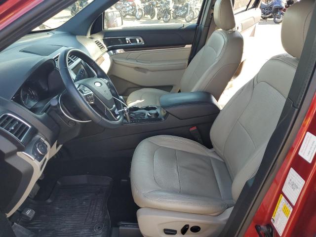 1FM5K8F87KGB17561 - 2019 FORD EXPLORER LIMITED Қызыл фото 7