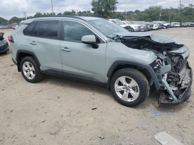 2T3P1RFV7MW193719 - 2021 TOYOTA RAV4 XLE 绿色 照片 4