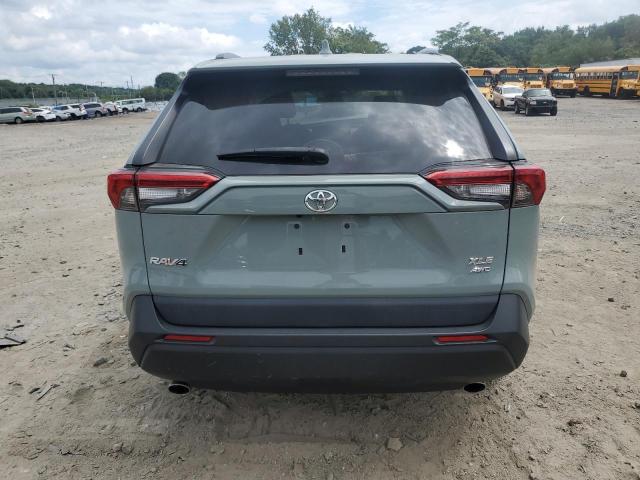2T3P1RFV7MW193719 - 2021 TOYOTA RAV4 XLE 绿色 照片 6