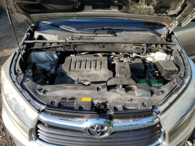 5TDJKRFH6ES059901 - 2014 TOYOTA HIGHLANDER XLE თაფლისფერი ფოტო 12