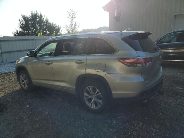 5TDJKRFH6ES059901 - 2014 TOYOTA HIGHLANDER XLE თაფლისფერი ფოტო 2