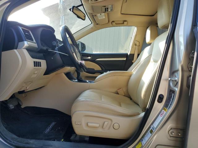5TDJKRFH6ES059901 - 2014 TOYOTA HIGHLANDER XLE თაფლისფერი ფოტო 7