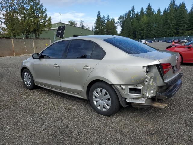 3VW2K7AJ1FM262518 - 2015 VOLKSWAGEN JETTA BASE BEIGE photo 2