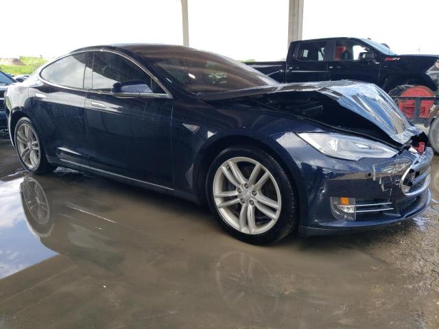 5YJSA1H10EFP55988 - 2014 TESLA MODEL S Mavi foto 4