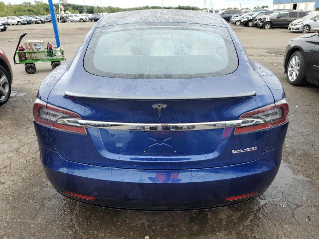 5YJSA1E43MF418888 - 2021 TESLA MODEL S ლურჯი ფოტო 6