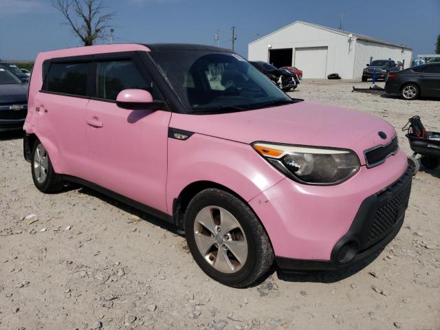 KNDJN2A29E7072878 - 2014 KIA SOUL PINK photo 4