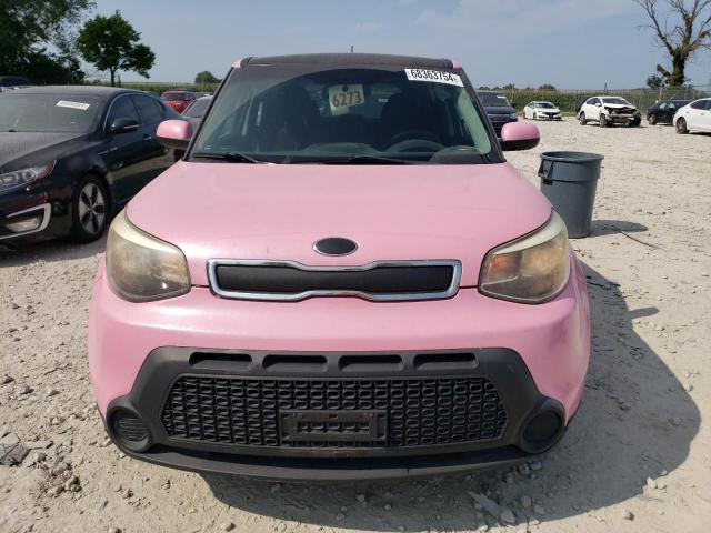 KNDJN2A29E7072878 - 2014 KIA SOUL PINK photo 5