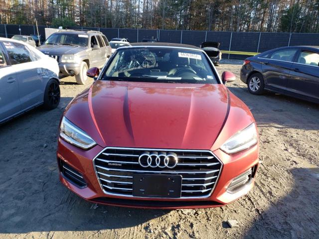 WAUYNGF56JN014034 - 2018 AUDI A5 PREMIUM PLUS RED photo 5