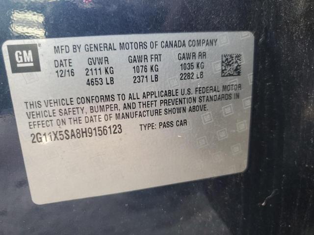 2G11X5SA8H9156123 - 2017 CHEVROLET IMPALA LS 蓝色 照片 12