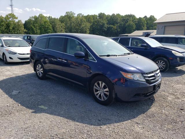 5FNRL5H49EB076666 - 2014 HONDA ODYSSEY EX BLUE photo 4