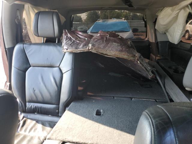 5FNYF4H56DB019331 - 2013 HONDA PILOT EXL BURGUNDY photo 10