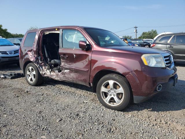 5FNYF4H56DB019331 - 2013 HONDA PILOT EXL BURGUNDY photo 4