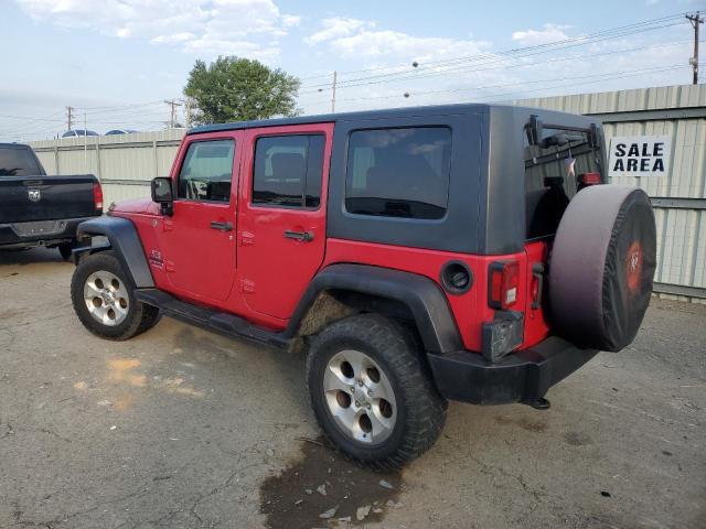 1J4GA391X9L708724 - 2009 JEEP WRANGLER U X RED photo 2