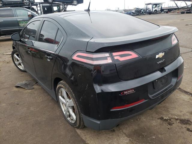 1G1RA6E40CU120003 - 2012 CHEVROLET VOLT BLACK photo 3