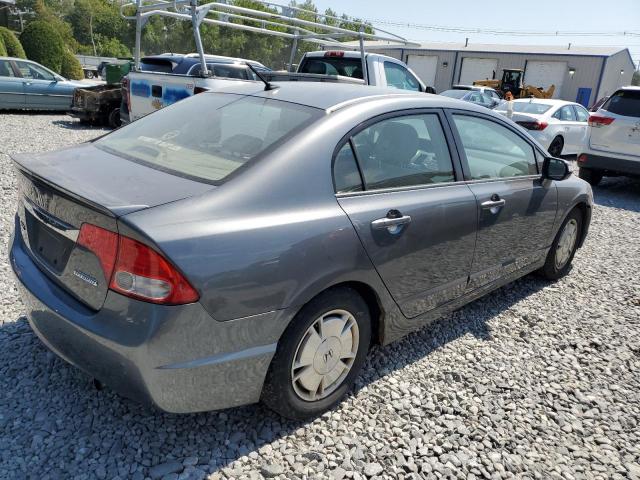 JHMFA36239S015321 - 2009 HONDA CIVIC HYBRID GRAY photo 3