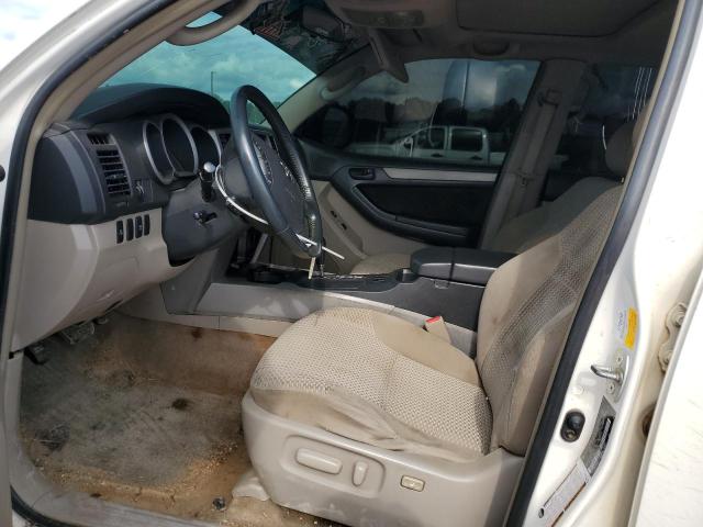 JTEZT14R268009382 - 2006 TOYOTA 4RUNNER SR5 WHITE photo 7