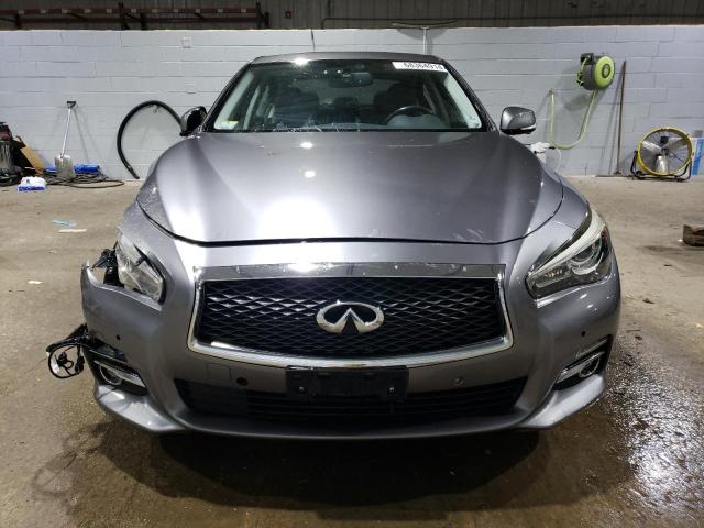 JN1BV7AR8FM410792 - 2015 INFINITI Q50 BASE GRAY photo 5