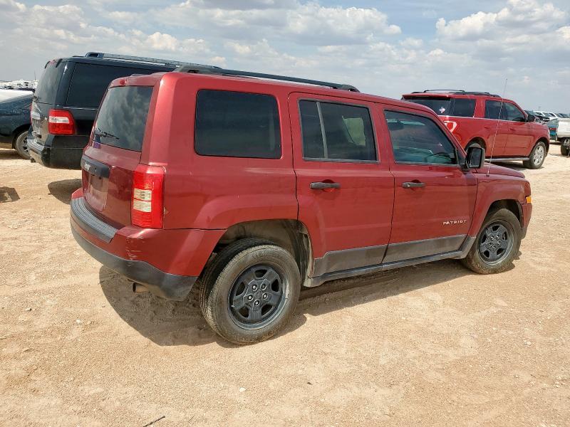 1C4NJPBA9GD562273 - 2016 JEEP PATRIOT SPORT MAROON photo 3