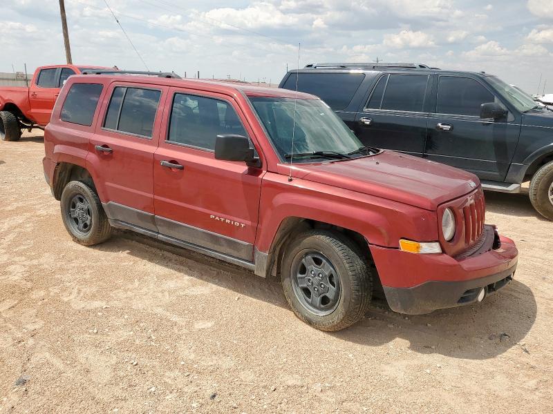 1C4NJPBA9GD562273 - 2016 JEEP PATRIOT SPORT MAROON photo 4