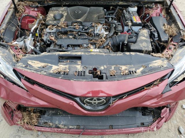 4T1F11AK4LU328687 - 2020 TOYOTA CAMRY XLE RED photo 11