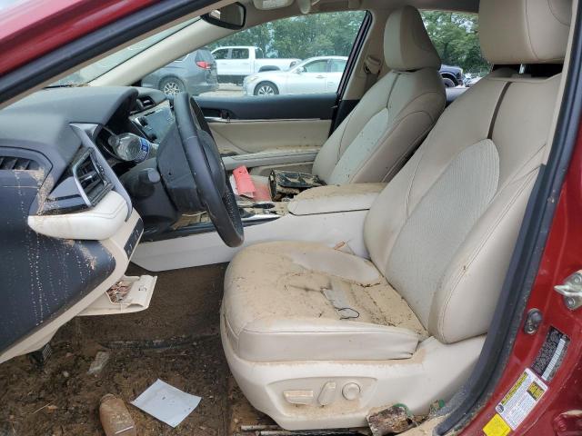 4T1F11AK4LU328687 - 2020 TOYOTA CAMRY XLE RED photo 7