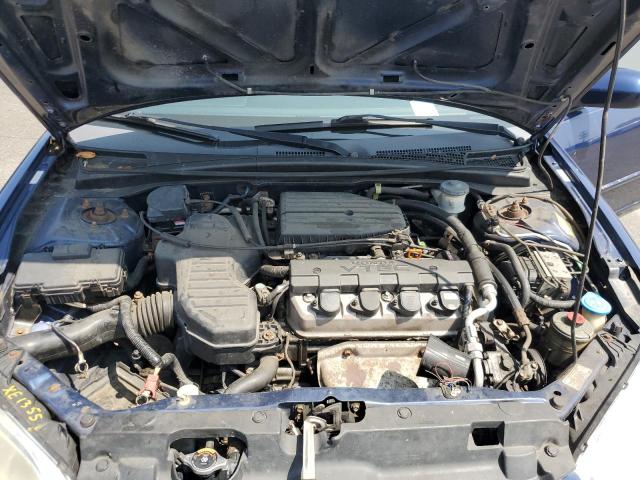 1HGES26795L003857 - 2005 HONDA CIVIC EX BLUE photo 11