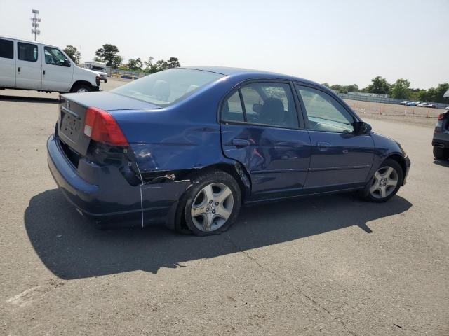 1HGES26795L003857 - 2005 HONDA CIVIC EX BLUE photo 3