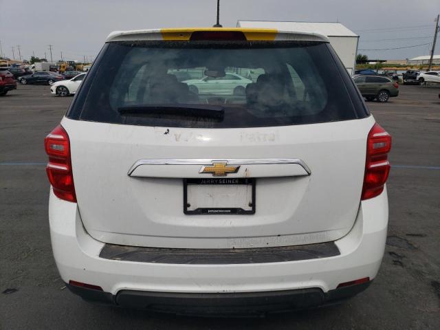 2GNFLEEK3G6261642 - 2016 CHEVROLET EQUINOX LS თეთრი ფოტო 6
