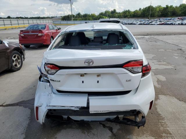 5YFEPMAE3MP163840 - 2021 TOYOTA COROLLA LE Weiß Foto 6