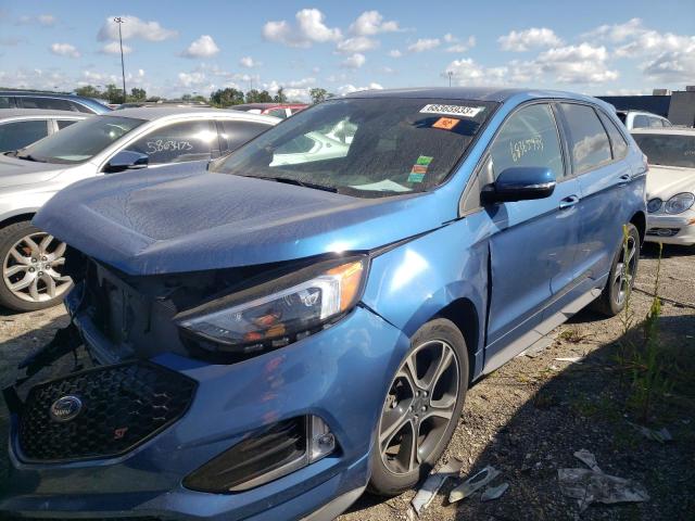 2FMPK4AP4LBB66614 - 2020 FORD EDGE ST BLUE photo 1