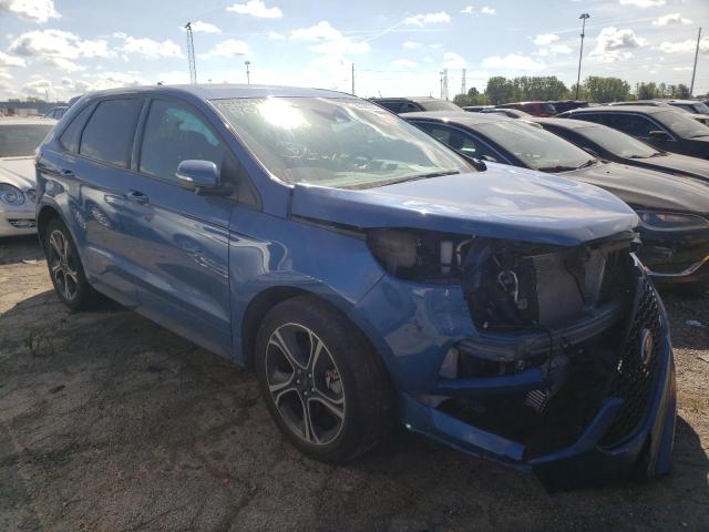 2FMPK4AP4LBB66614 - 2020 FORD EDGE ST BLUE photo 4