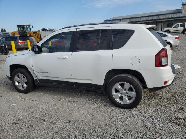 1C4NJCBA5ED521919 - 2014 JEEP COMPASS SPORT WHITE photo 2