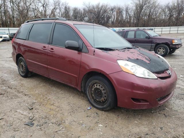 5TDZK23C18S107487 - 2008 TOYOTA SIENNA CE BURGUNDY photo 4