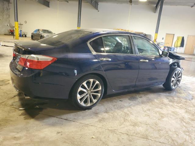 1HGCR2F59DA250193 - 2013 HONDA ACCORD SPORT 蓝色 照片 3