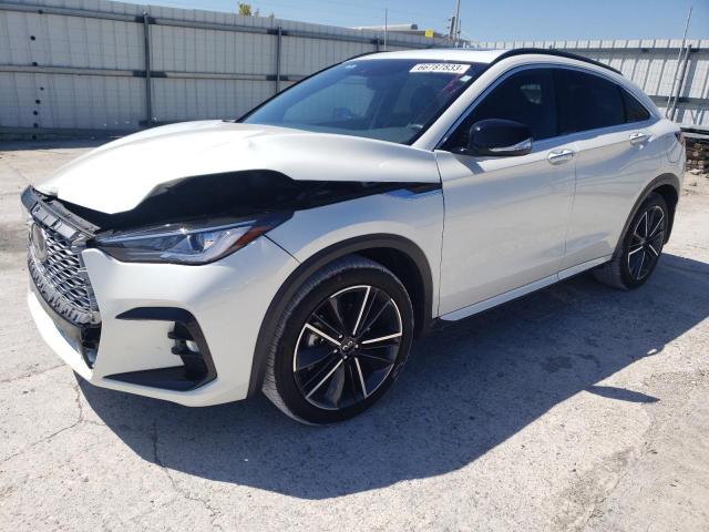 3PCAJ5JR8PF107207 - 2023 INFINITI QX55 LUXE WHITE photo 1