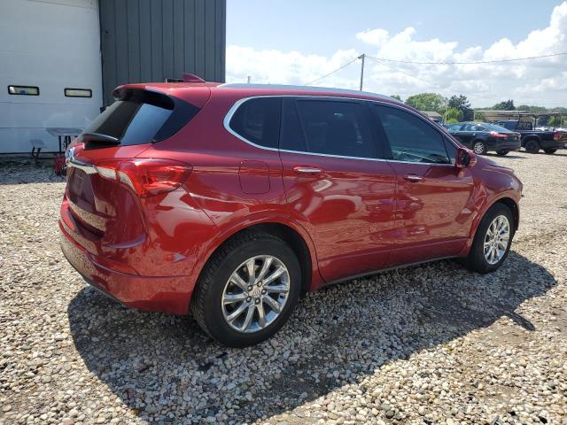 LRBFXCSA2KD041690 - 2019 BUICK ENVISION ESSENCE Կարմիր լուսանկար 3