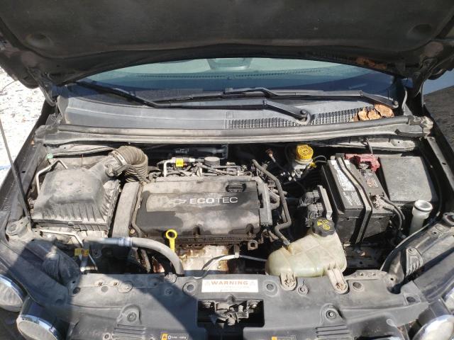 1G1JA5SH4C4121749 - 2012 CHEVROLET SONIC LS შავი ფოტო 11