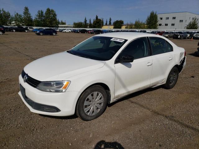 3VW2K7AJ0DM274107 - 2013 VOLKSWAGEN JETTA BASE WHITE photo 1