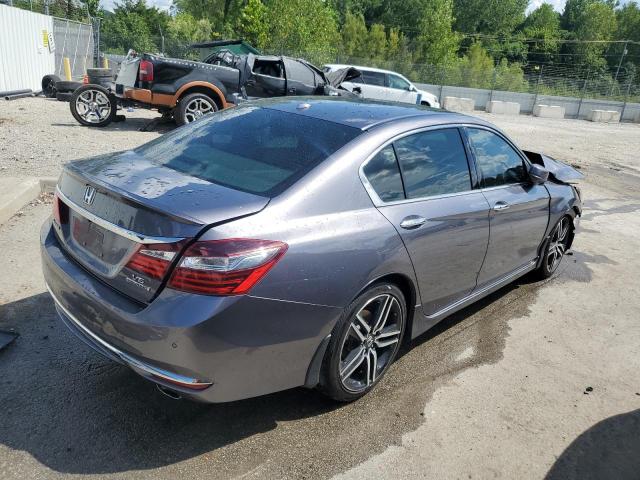 1HGCR3F95GA020034 - 2016 HONDA ACCORD TOURING GRAY photo 3