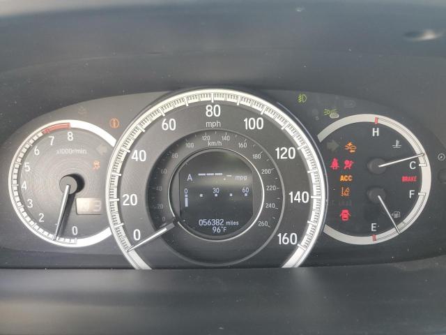 1HGCR3F95GA020034 - 2016 HONDA ACCORD TOURING GRAY photo 9