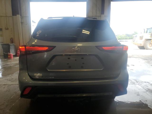 5TDGZRBH8NS181686 - 2022 TOYOTA HIGHLANDER XLE Արծաթագույն լուսանկար 6