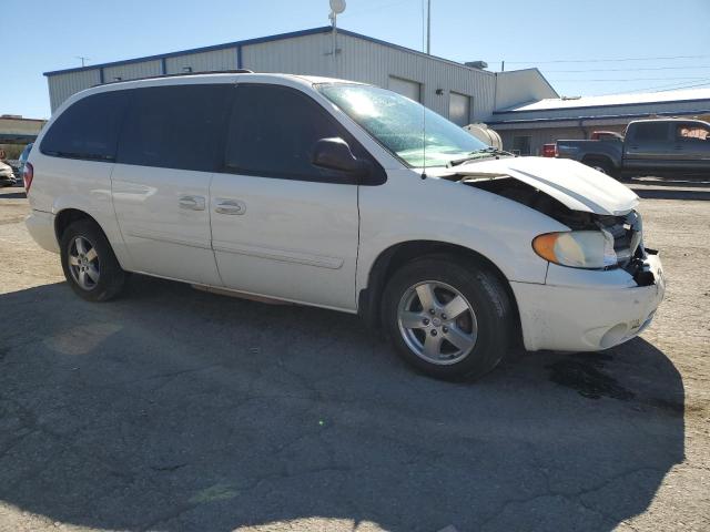 2D4GP44L47R360784 - 2007 DODGE GRAND CARA SXT WHITE photo 4