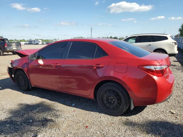 2T1BURHE7FC271430 - 2015 TOYOTA COROLLA L RED photo 2