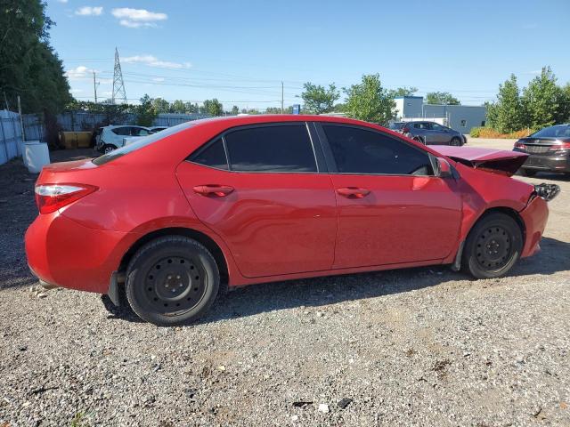 2T1BURHE7FC271430 - 2015 TOYOTA COROLLA L RED photo 3