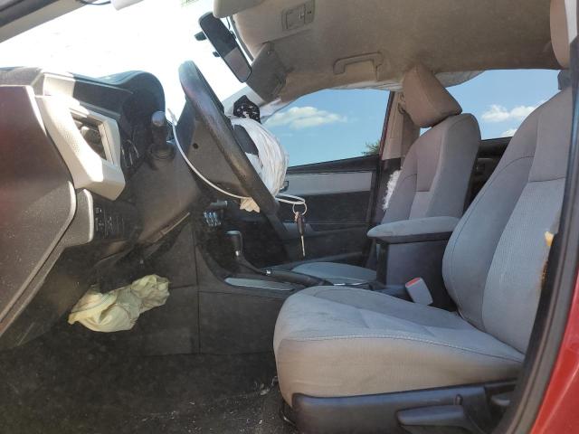 2T1BURHE7FC271430 - 2015 TOYOTA COROLLA L RED photo 7