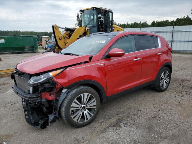 KNDPCCAC1F7739751 - 2015 KIA SPORTAGE EX RED photo 1