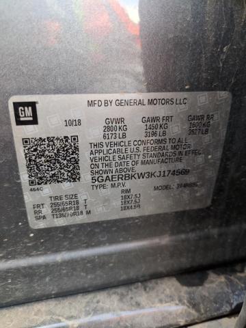 5GAERBKW3KJ174569 - 2019 BUICK ENCLAVE ESSENCE 灰色 照片 13