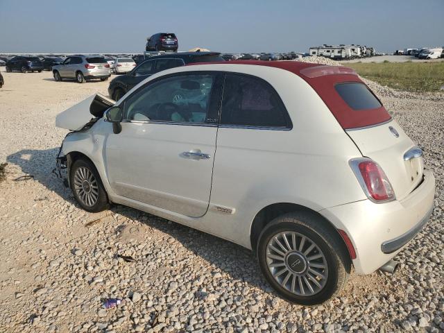 3C3CFFER4CT179743 - 2012 FIAT 500 LOUNGE WHITE photo 2