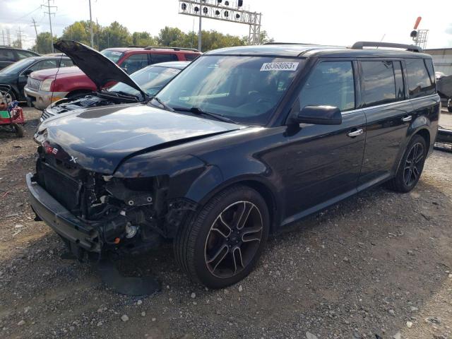 2FMHK6DT2DBD25818 - 2013 FORD FLEX LIMITED BLACK photo 1